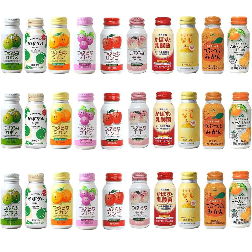 Amazon.co.jp: JAフーズつぶらなカボスと人気ドリンクのお試し10