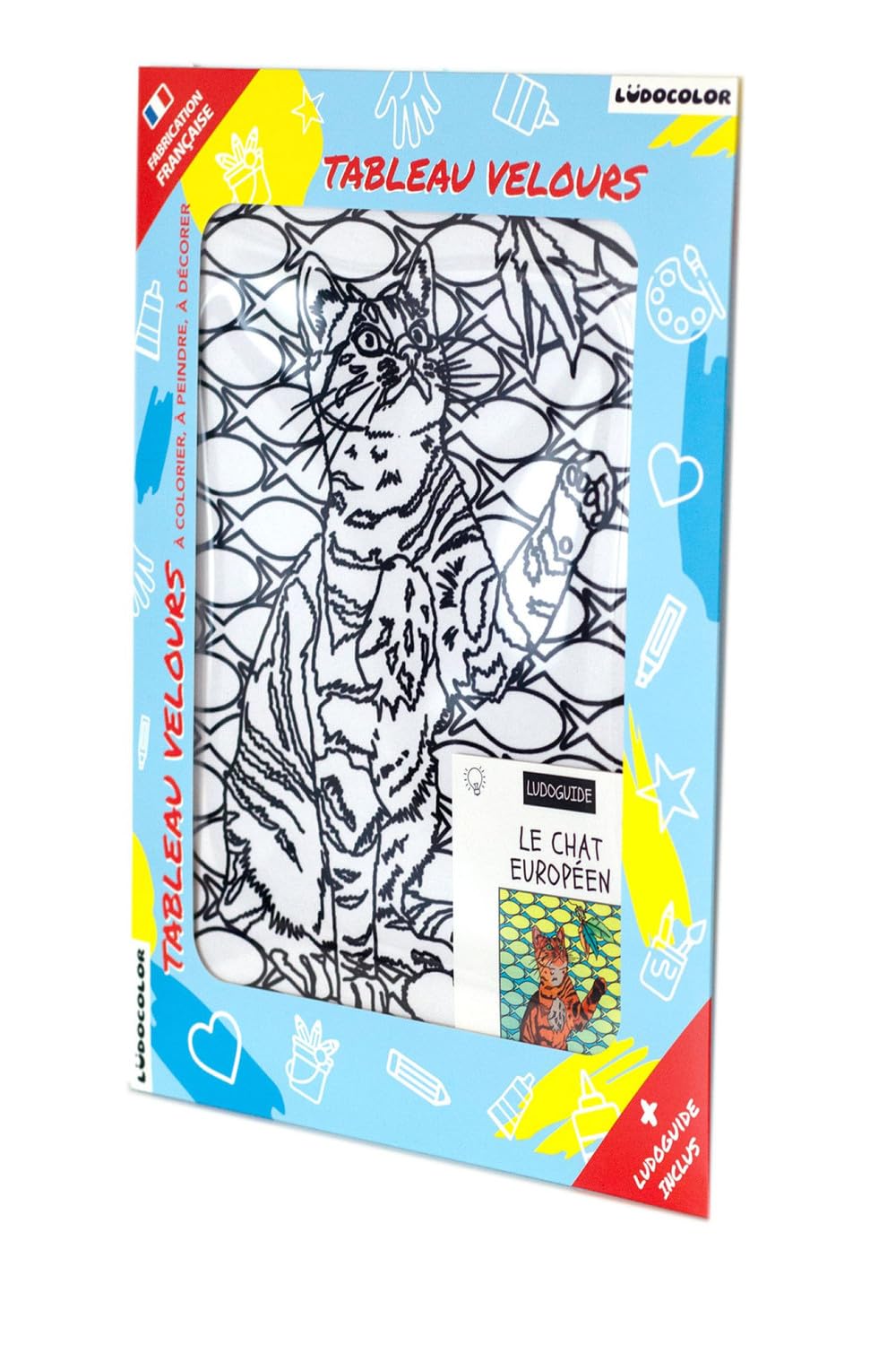 Dessins à Colorier Tableau Velours à Colorier - Animaux De La Ferme ( LudoColor) Coloriage Velours