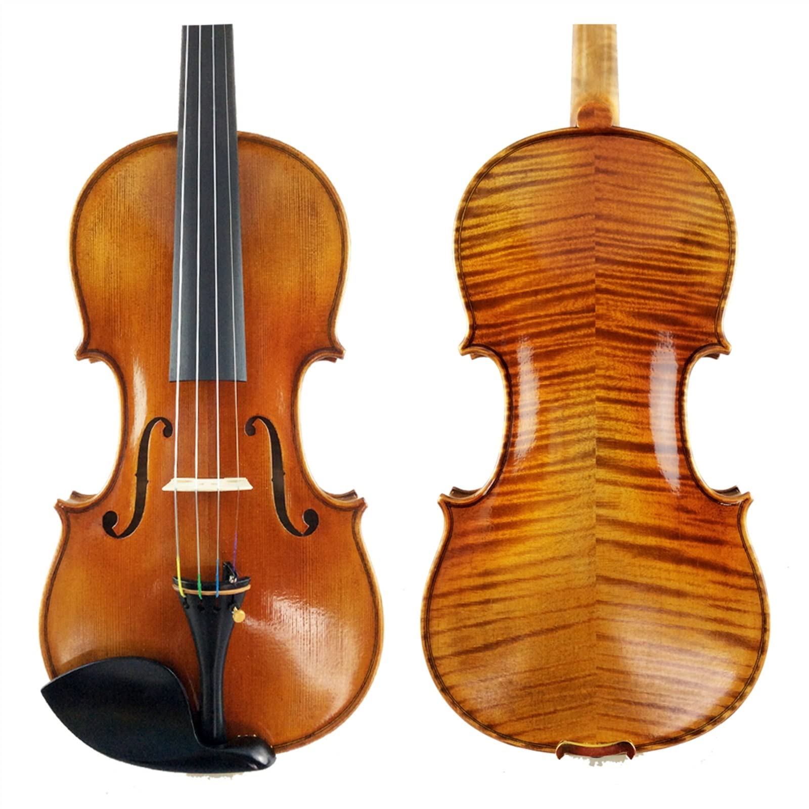 Bellissimo Violino Acustico per Studenti Principianti Adulti Fatto A Mano con Custodia Brasile Arco in Legno Violini per Studenti