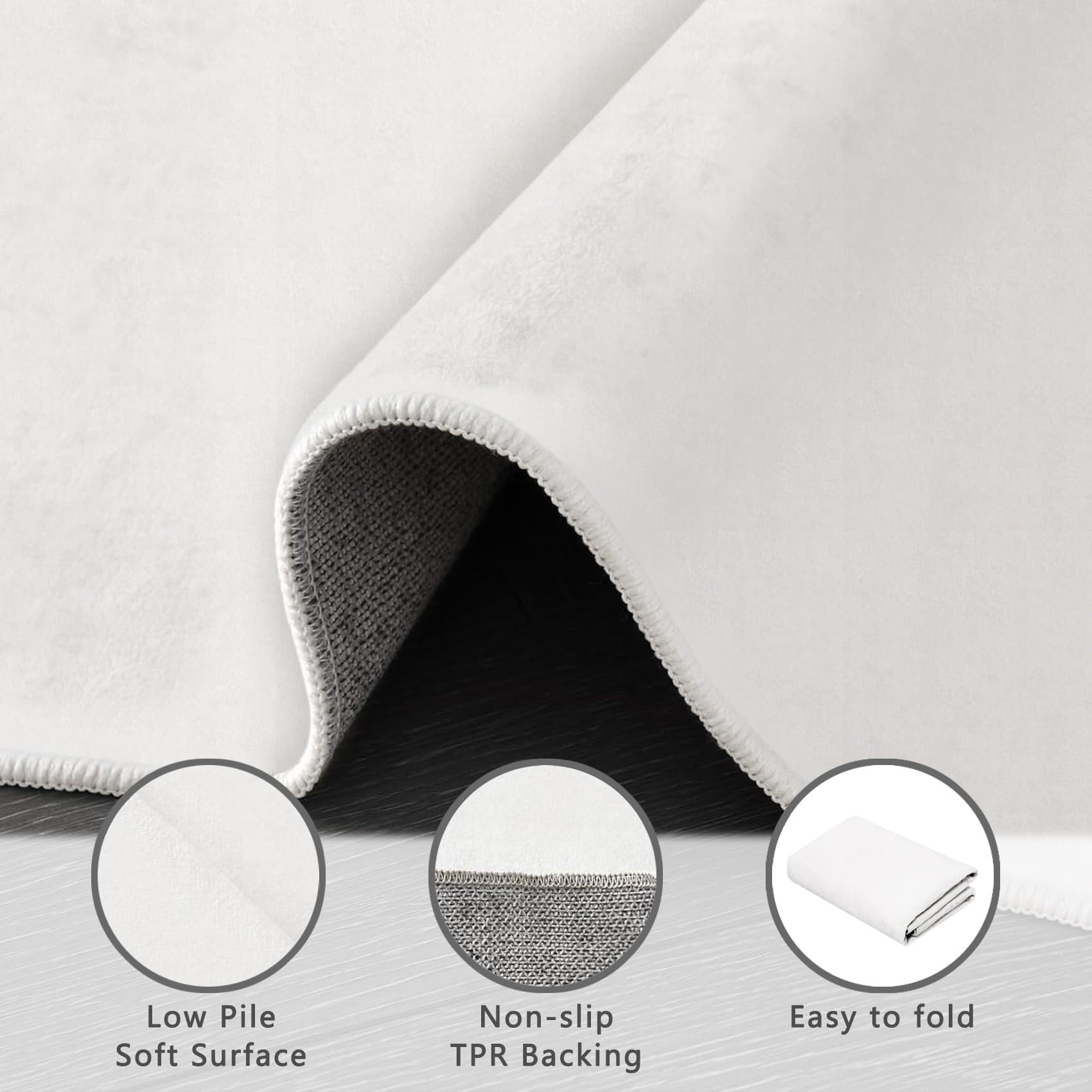Tappeto antiscivolo anni '70, tappeto con motivo geometrico a cerchi, tappeto lavabile con estetica astratta per soggiorno, camera da letto, cameretta dei bambini, 90x180cm