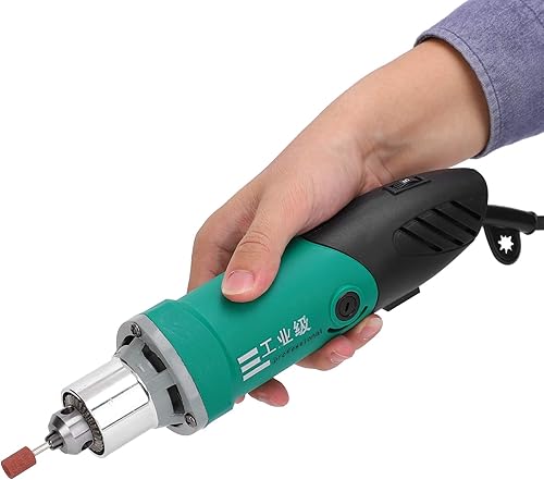 Vista 7 de Jeanoko HT2419 - Juego de amoladora eléctrica de corte de jade de grado industrial, amoladora angular inalámbrica con mandril de control