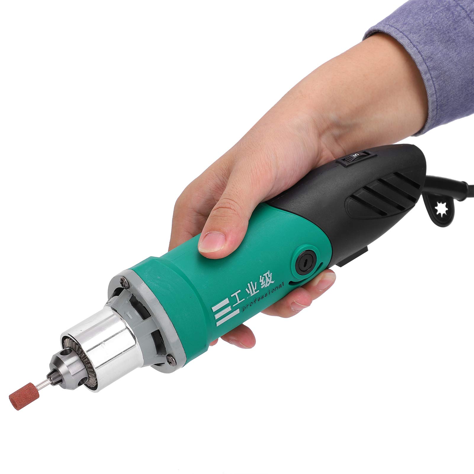 Meuleuse électrique 480W HT2420 Avec Mandrin 0,6-6,5 Mm - Vitesse Variable 5000-30000 Tr/min, Prise UE - 9