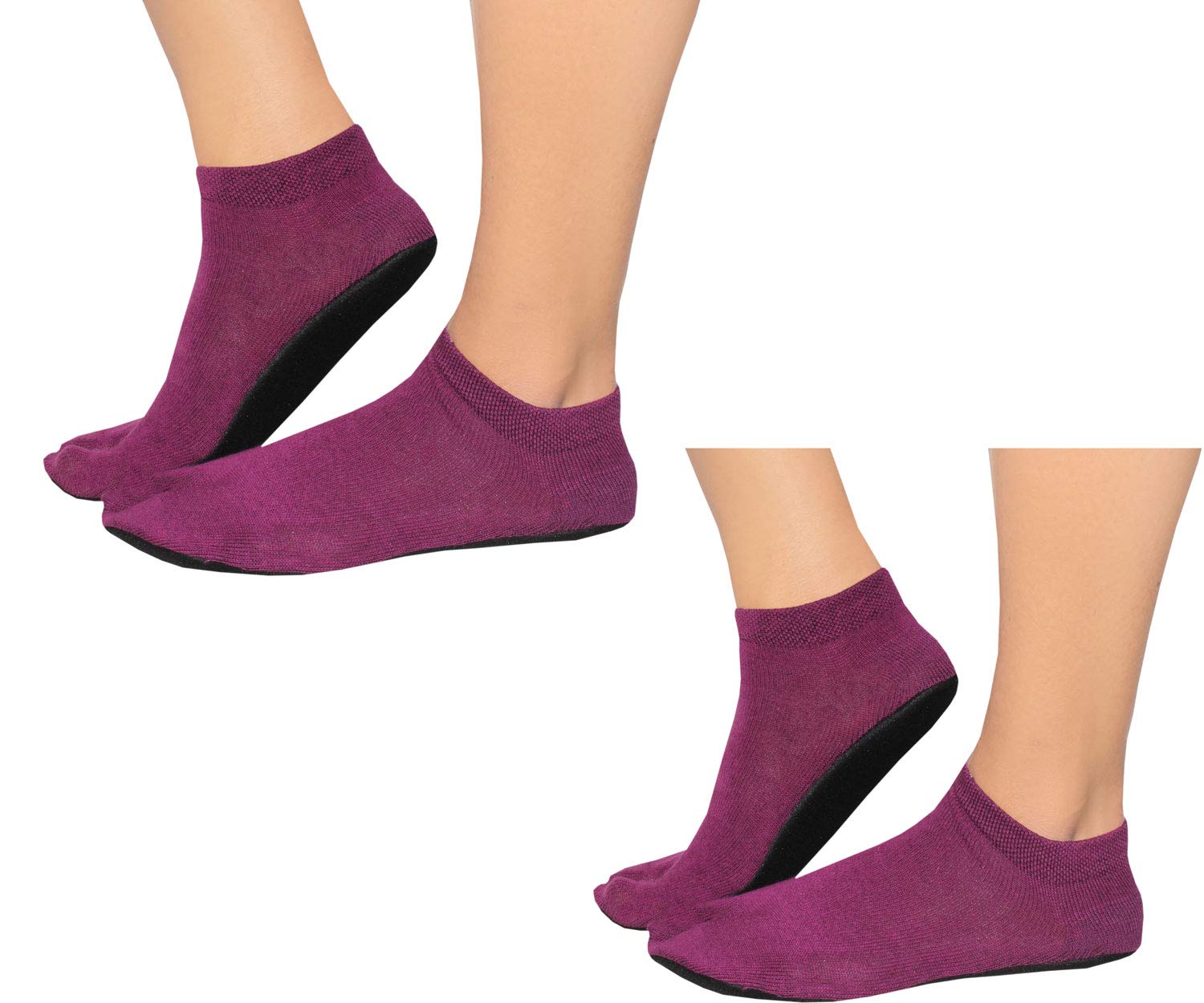 goodluck Women's Stylish Colored cotton Footcover, Stretchable, Foot Cover Socks, Soft & Comfortable(2 Pair)-picture-18