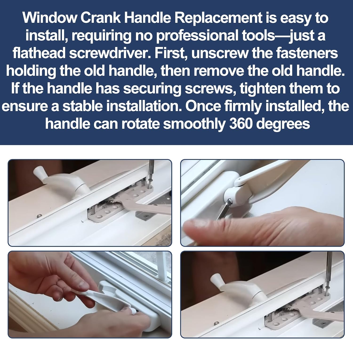 Window Crank Handle Replacement for Prime-Line H 3966/4106