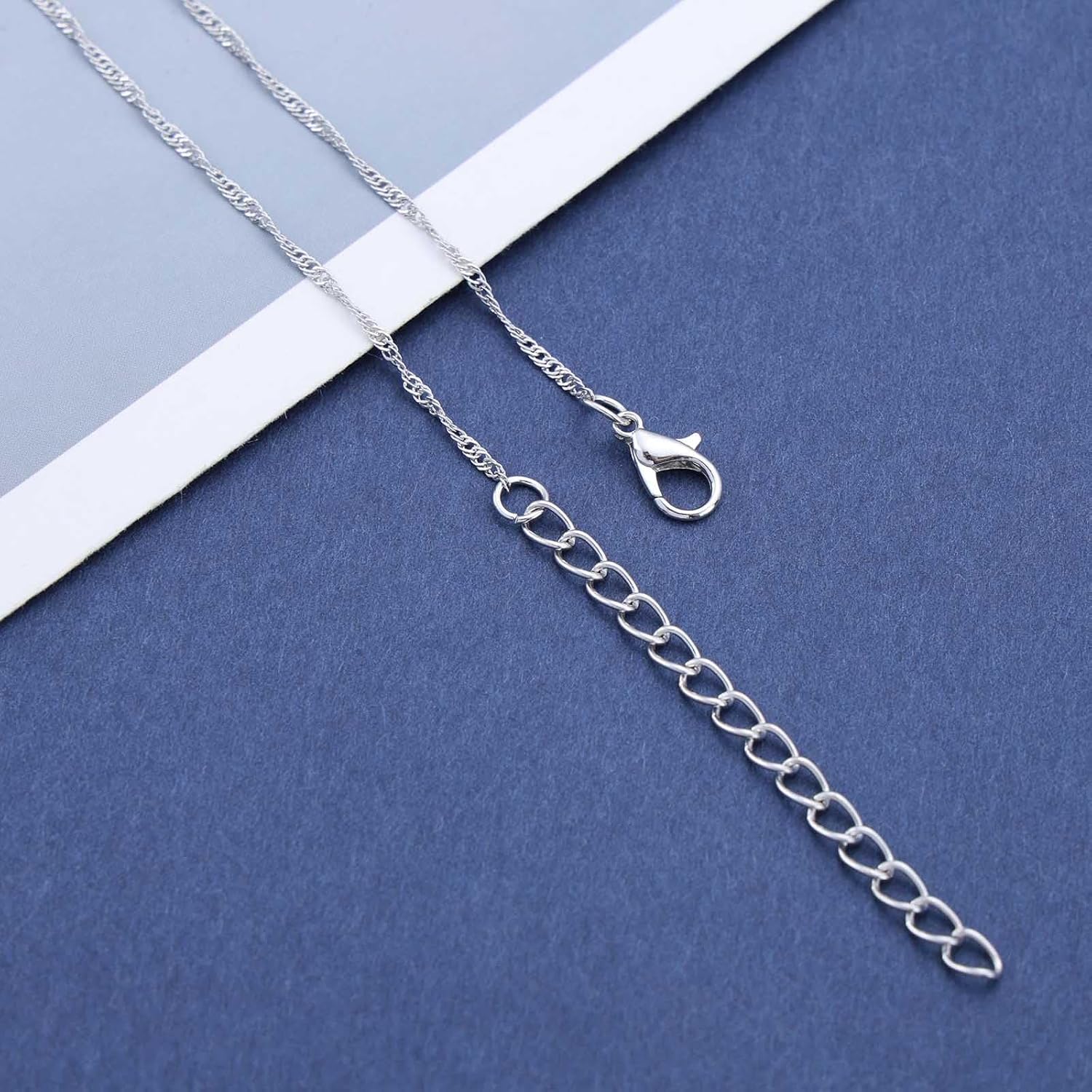 Vintage Snowflake Crystal Pendant Necklace Rhinestone Sapphire Snowflake Necklace Blue Sapphire Snowflake Choker Necklace Blue Cz Sapphire Choker Necklace for Women - Image 6