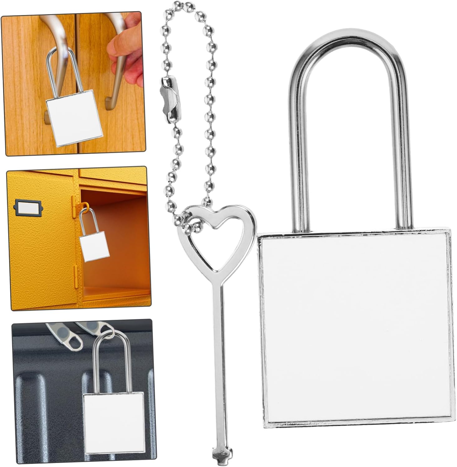 Vaguelly Locks for Luggage TSA Padlocks Small Padlock Keys Heat Transfer Key Locks