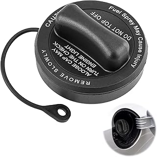 Fuel Cap with Retaining Strap, Tank Cover Petrol Diesel Fuel Tank Cap Replacement with Mercedes C209 R17 211 W212 W203 W204 W245 W169 X204 (2214700605)