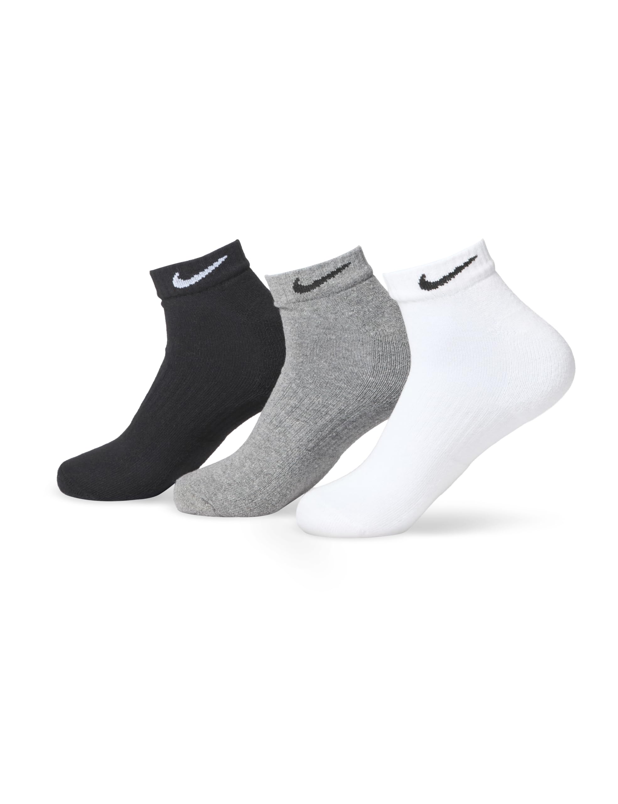 Nike Adult Everyday Cushioned Training Low Socks (3-Packs) | Mens &amp; Womens