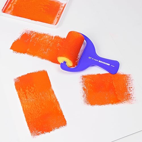Miniatura 6 de Juego de 12 rodillos de espuma de 3 x 12 pulgadas, rodillo de esponja para pintar arte y manualidades, suave, desechable y lavable