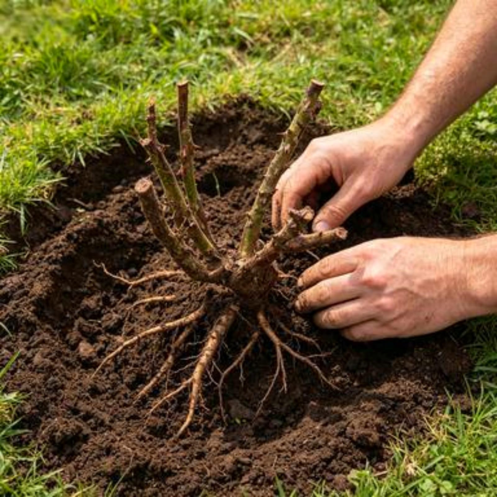 Großartig Rosenpflanzen, Rosenrhizom, Rosa, Kältetolerant Mehrjährig, Gewächs für Privatgarten und Blumentöpfe, Pflegeleicht-4Rhizome-B