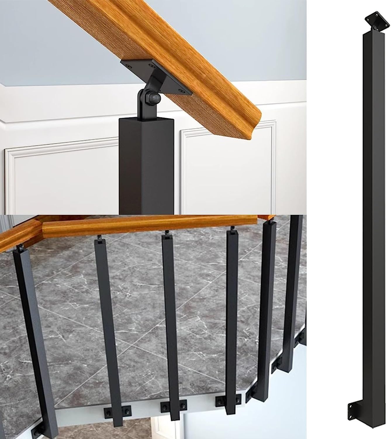 Jiajujia One Color Balusters Handrail For Indoor Stairs/Outdoor Handrails Railing Pillar