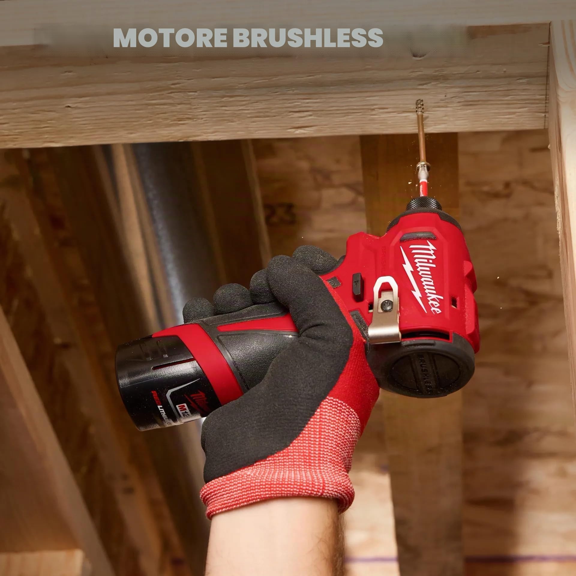 Milwaukee M12 Subcompact Brushless 1/4 Inch Hex Impact Driver (strumento nudo)
