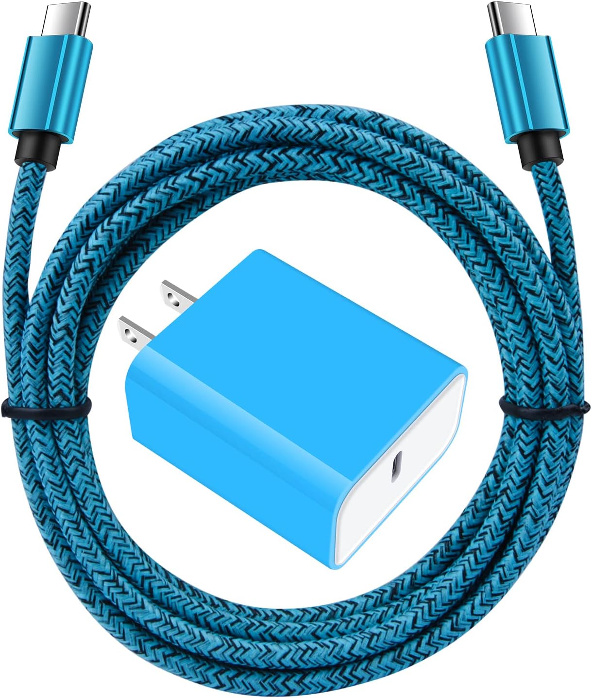 USB C Wall Charger, 20W Super Fast Charging Block and 6FT Type C Android Charger Cable for Samsung Galaxy S26 S25 Ultra S24 FE S23 S22 S21 S20 A17 A16 A15 A14 A36, Google Pixel 10 9 Pro XL Fold 10a 9a