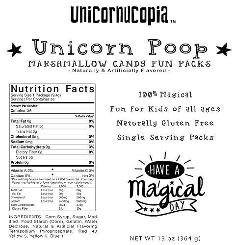 Miniatura 5 de Caramelos de caca de unicornio  Fabricado en los Estados Unidos  Suministros de fiesta de unicornio  Recuerdos de fiesta de cumpleaños de unicornio