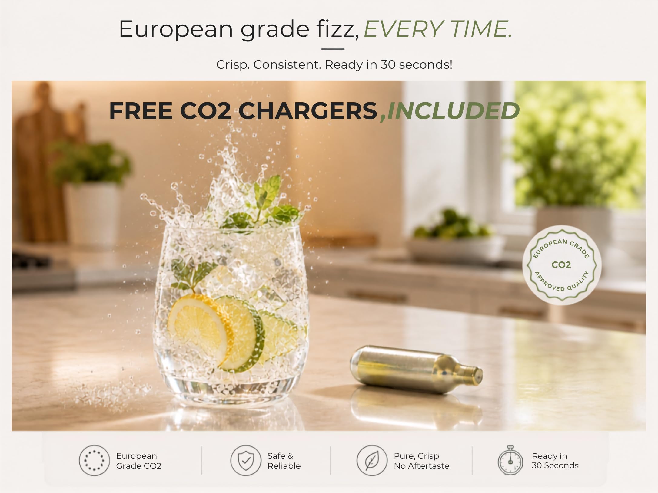 Azuna Fizzflow: Sparkling Water Maker - Unlimited Fizz! -3 Azuna Fizzflow: Sparkling Water Maker - Unlimited Fizz! -3