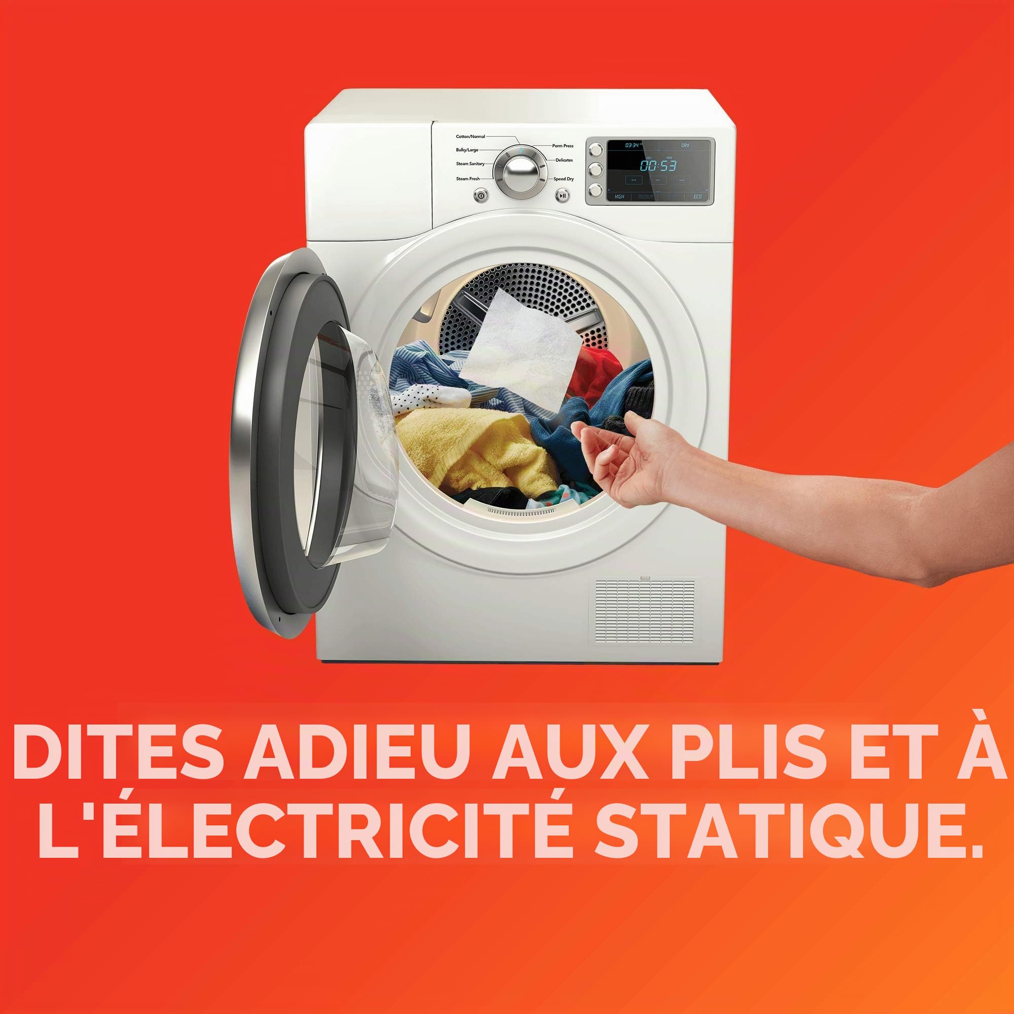 Lot de 240 feuilles d'assouplissant parfumées pour linge de maison