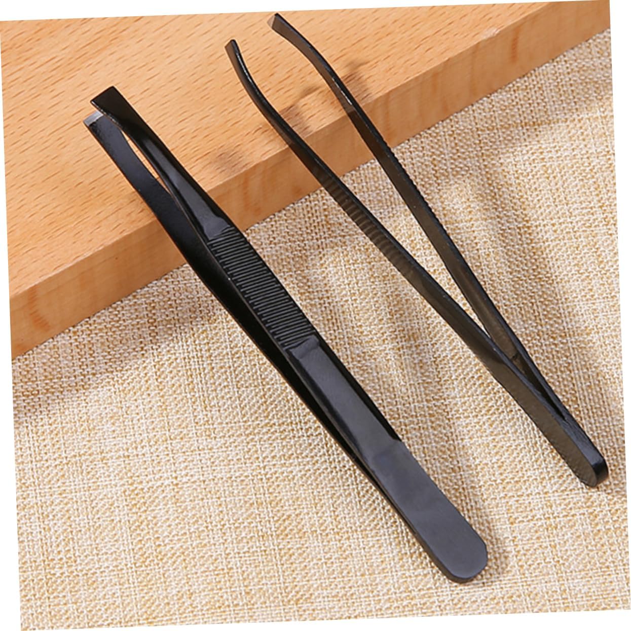 12pcs Stainless Steel Eyebrow Clamp Eyebrow Trimmers for Precision Shaping Facial Hair Removal Convenient Travel