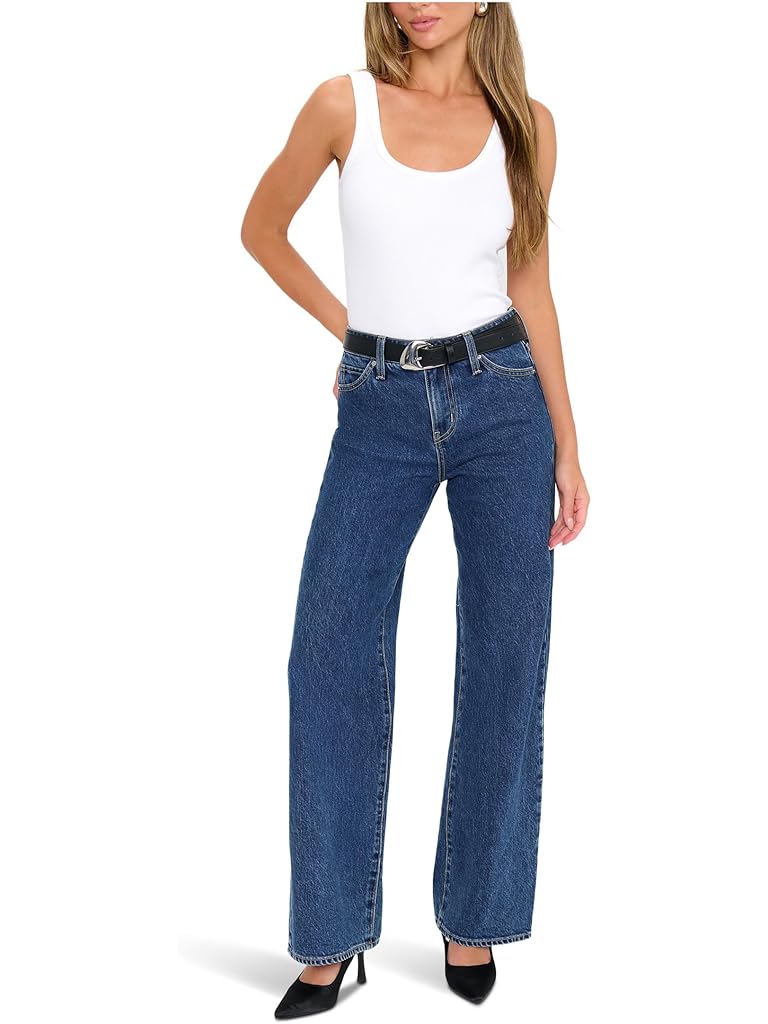 Navy Show Me Your Mumu Midland Wideleg Jeans