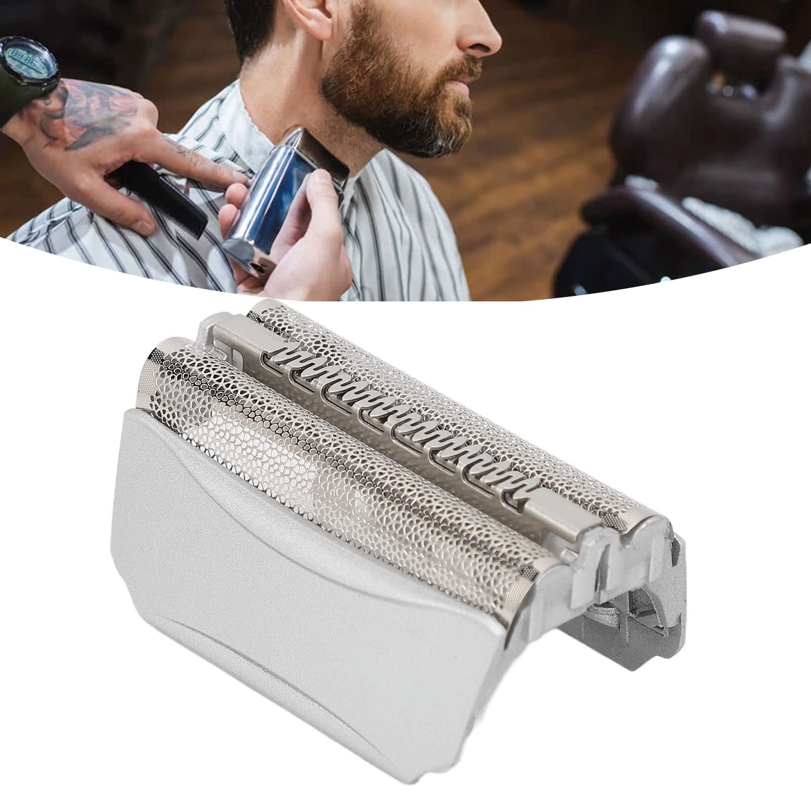 Tête de Rasoir de Rechange pour Série 5, Tête Compatible Large pour Modèles 51S 8000 8985, Grille Rasage de Précision Douce pour la Peau