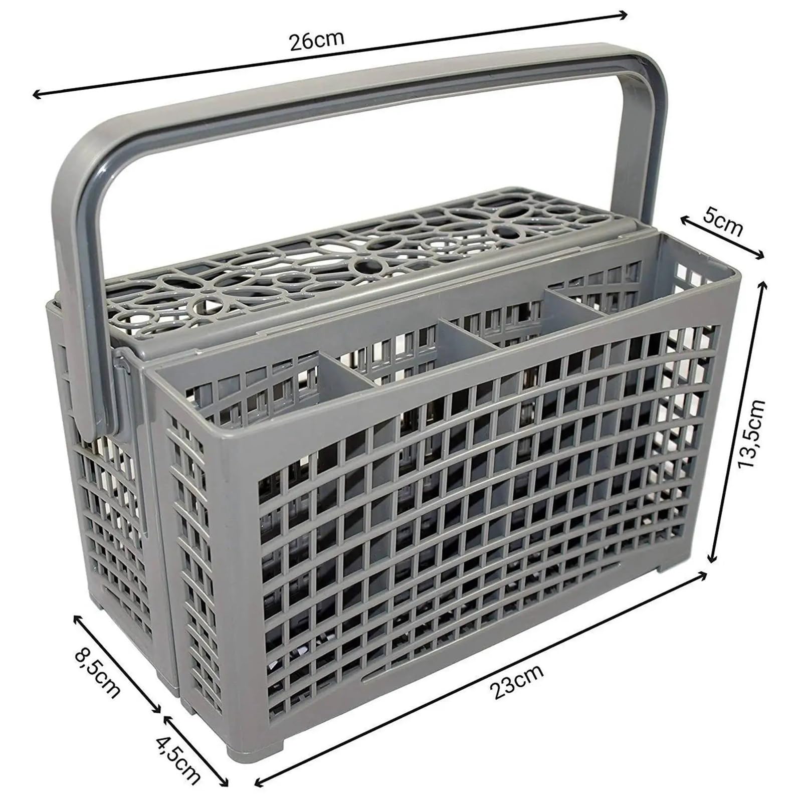 Compatible con cesta for cubiertos universal de 2 unidades. | Soporte for cubiertos de plástico sin BPA for lavavajillas