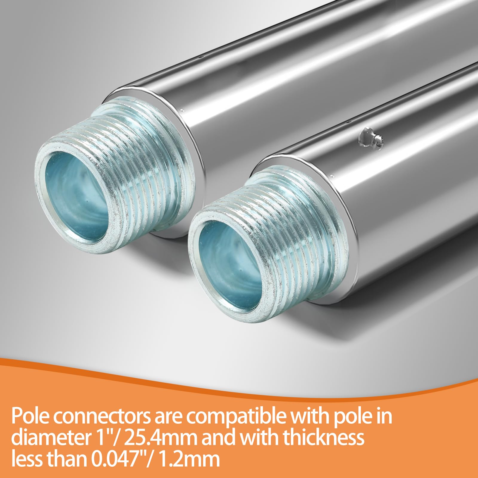 Luomorgo Wire Shelf Connectors - 4 Pack -3