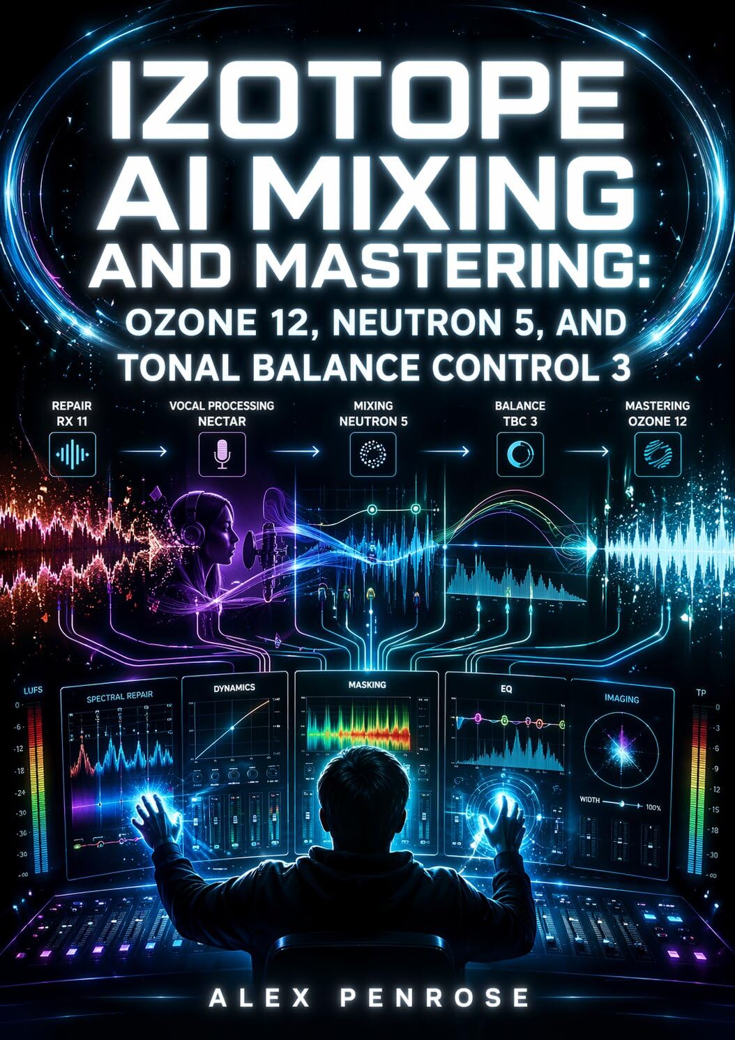 Livre AI Mixing and Mastering Ozone 12 et Neutron 5 de production musicale