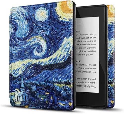 Miniatura 11 de TNP - Funda para Kindle Paperwhite 10ª generación/10 generación 2018, funda inteligente delgada y ligera con encendido automático de reposo, Rosa