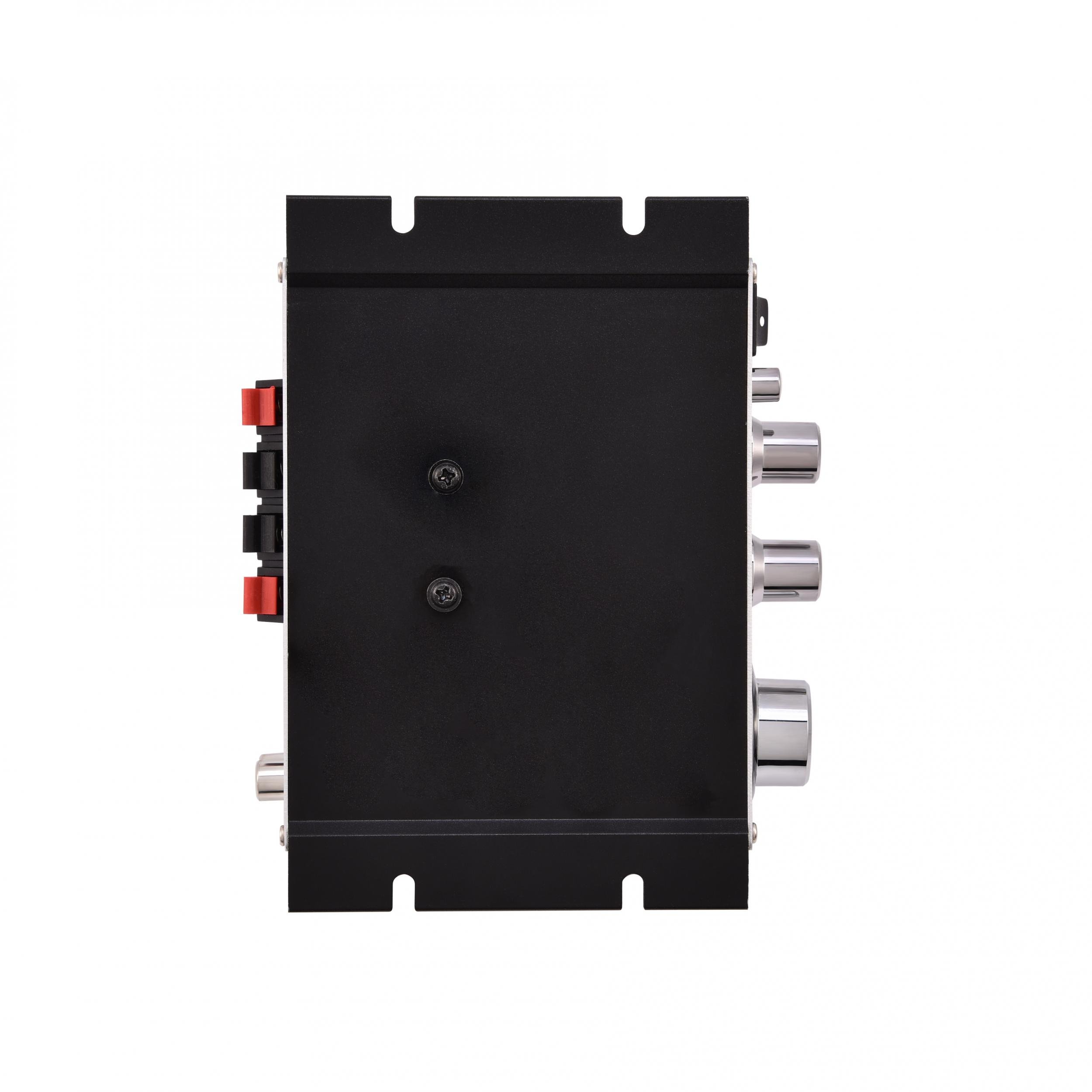 Vbestlife Amplificador de potencia de audio, mini 2 canales de audio Hi-Fi estéreo para coche amplificador de potencia digital (negro)