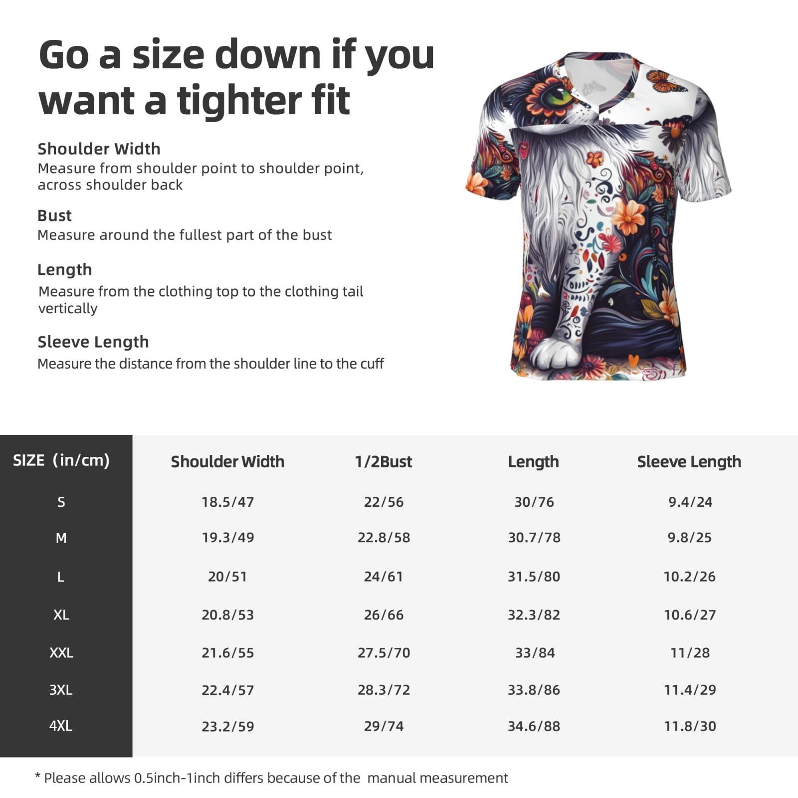 Stylish Athletic Sports Jersey Mexico-Buttefly-Cat-Floral Men's Rugby Jersey 4X-Large Black