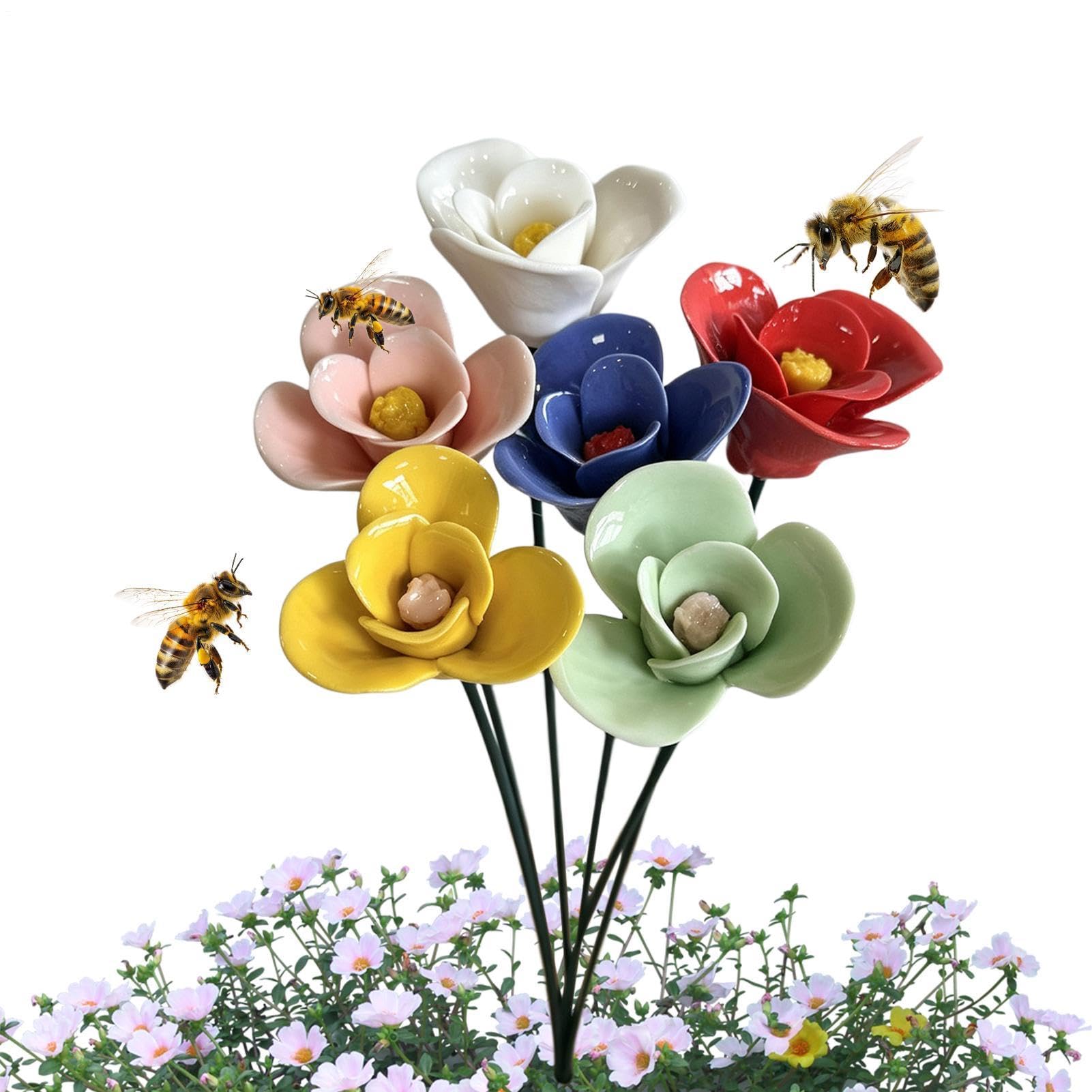 Fuente de agua de jardín elegante y baño decorativo para colibríes y patio