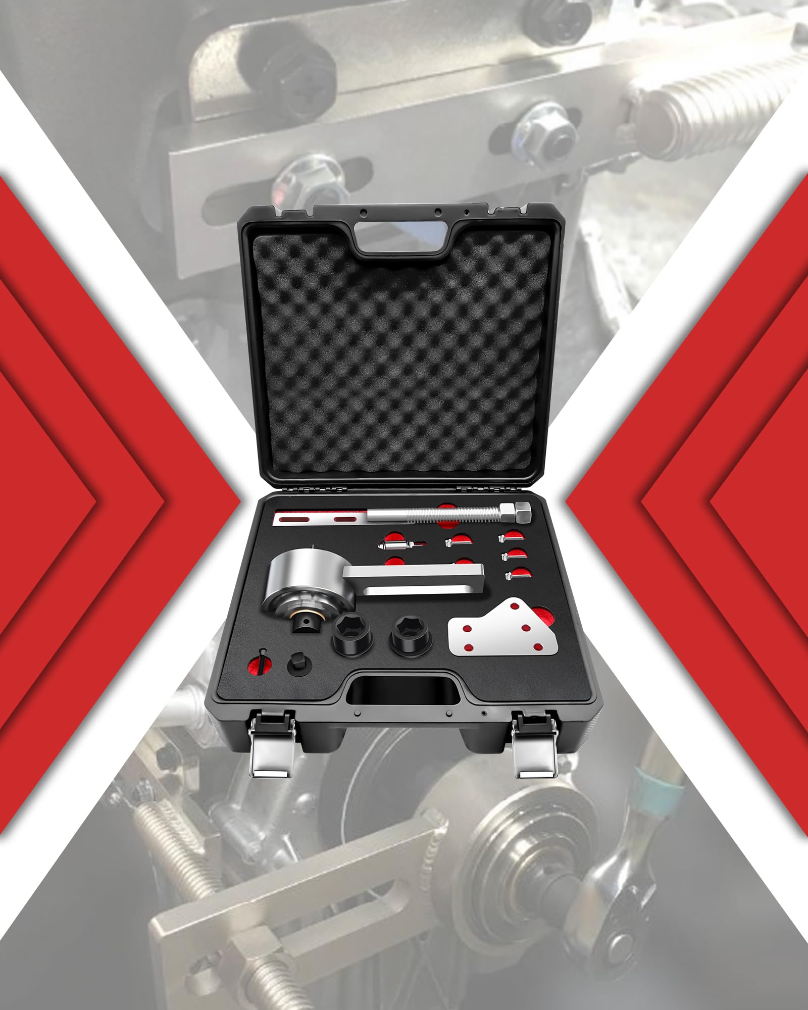 RUIZHI 14 Multiplicadores de Par - Desmontaje e Instalación, 303-1611, Amplificador de Par para Ford Ecoboost 1.0 | Duratec 1.0/1.1 | Ecoblue 2.0 Y 2.0 Duratorq-TDCi Motores Acero