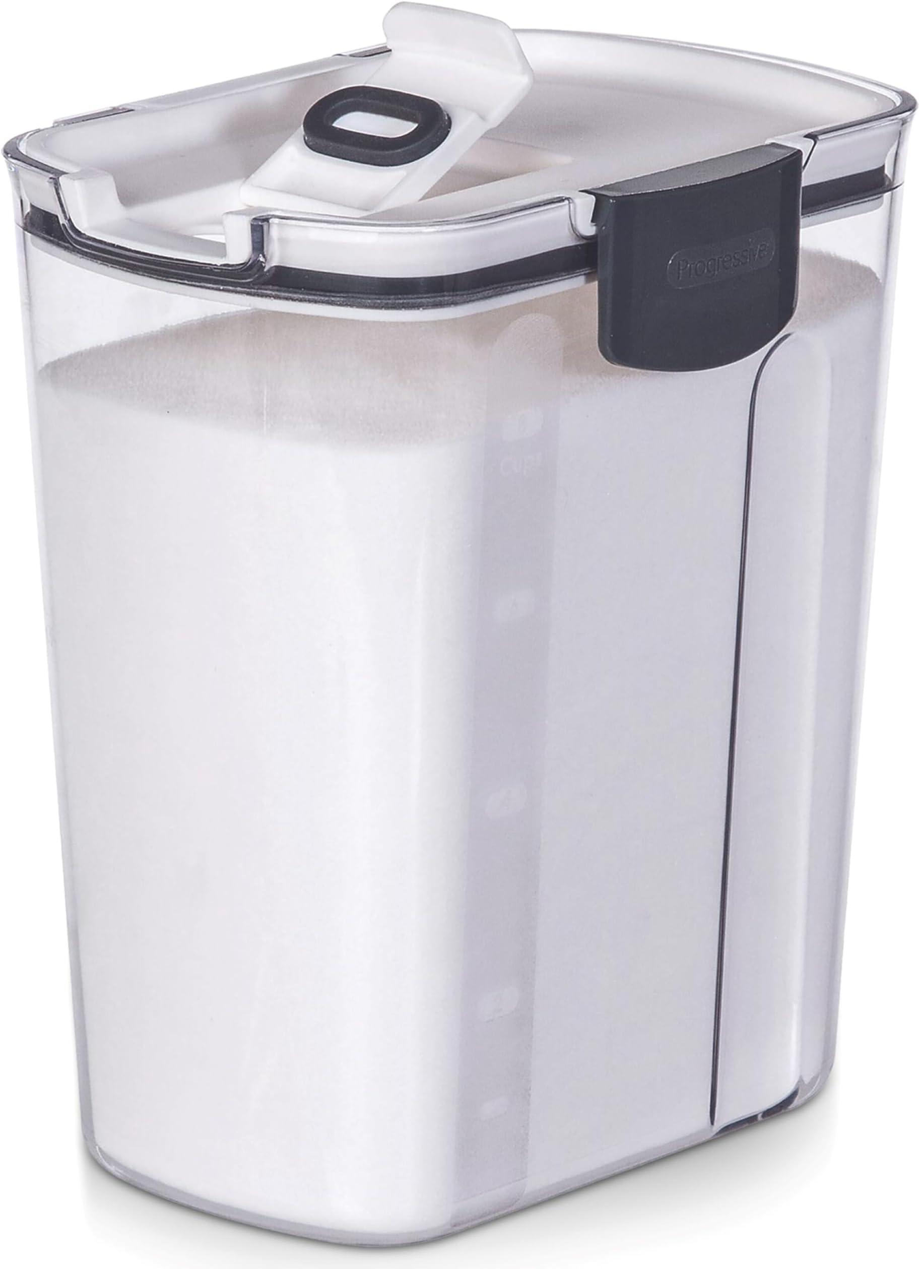 Progressive International PKS-500 ProKeeper Sugar Storage Container, Plastic, Clear
