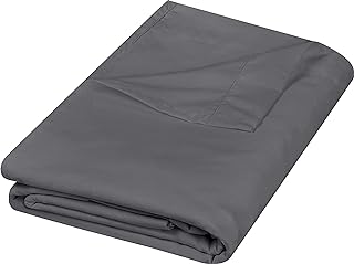 Utopia Bedding Flat Sheet - Soft Brushed Microfiber Fabric - Shrinkage & Fade Resistant Top Sheet - Easy Care - 1 Flat Sheet Only (King, Grey)