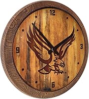 Vista 367 de The Fan-Brand NCAA Oklahoma Sooners: Faux Barrel Top Wall Clock Sports Team Bar Sign Décor - Home Man Cave, Party Decoration - Made On Demand