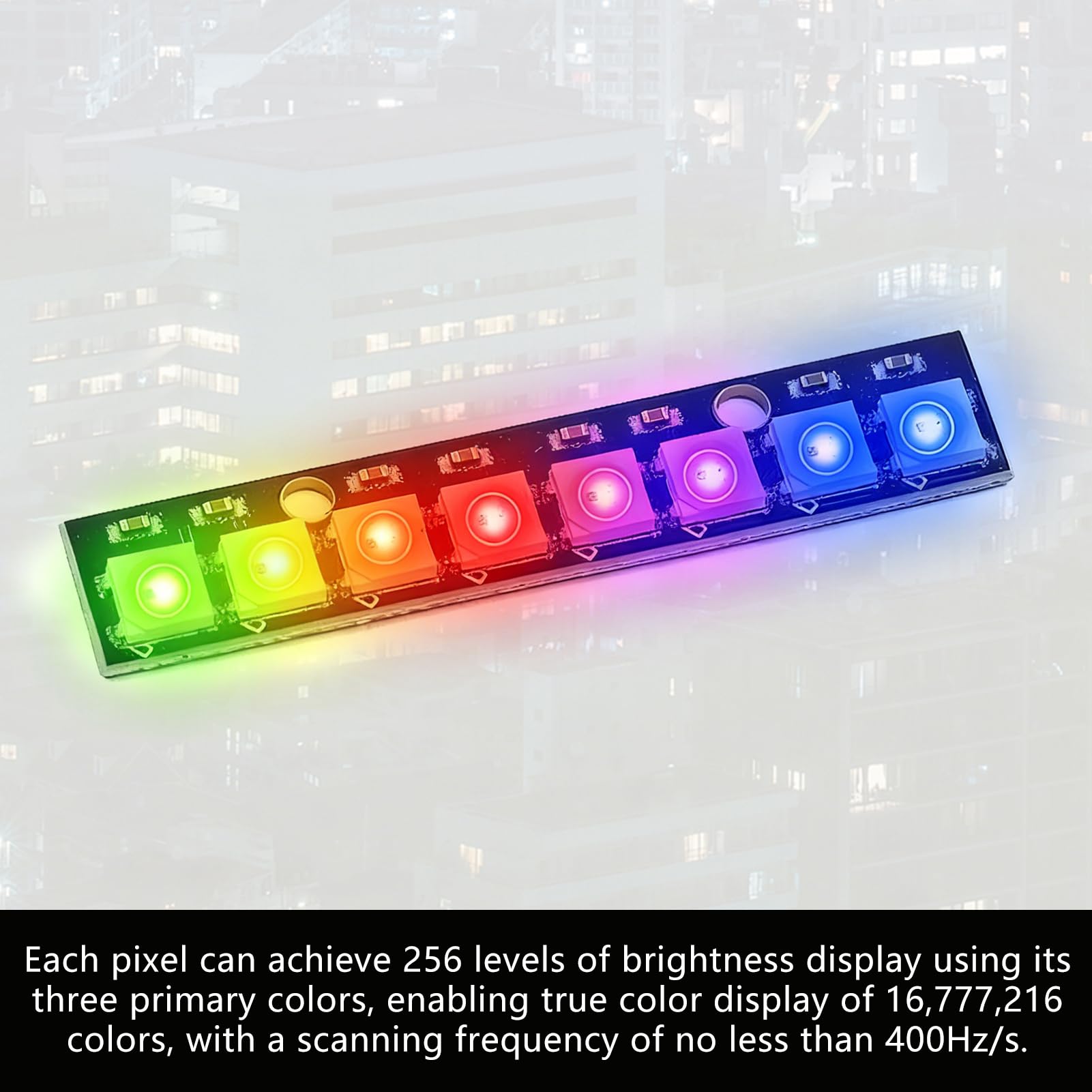 Joycabin 10 pezzi 8 bit WS2812 RGB LED Modul, 5050 LED Stick Built-in Driver Luce Colorata Scheda di Sviluppo Compatibile per Arduino Raspberry Pi ESP32