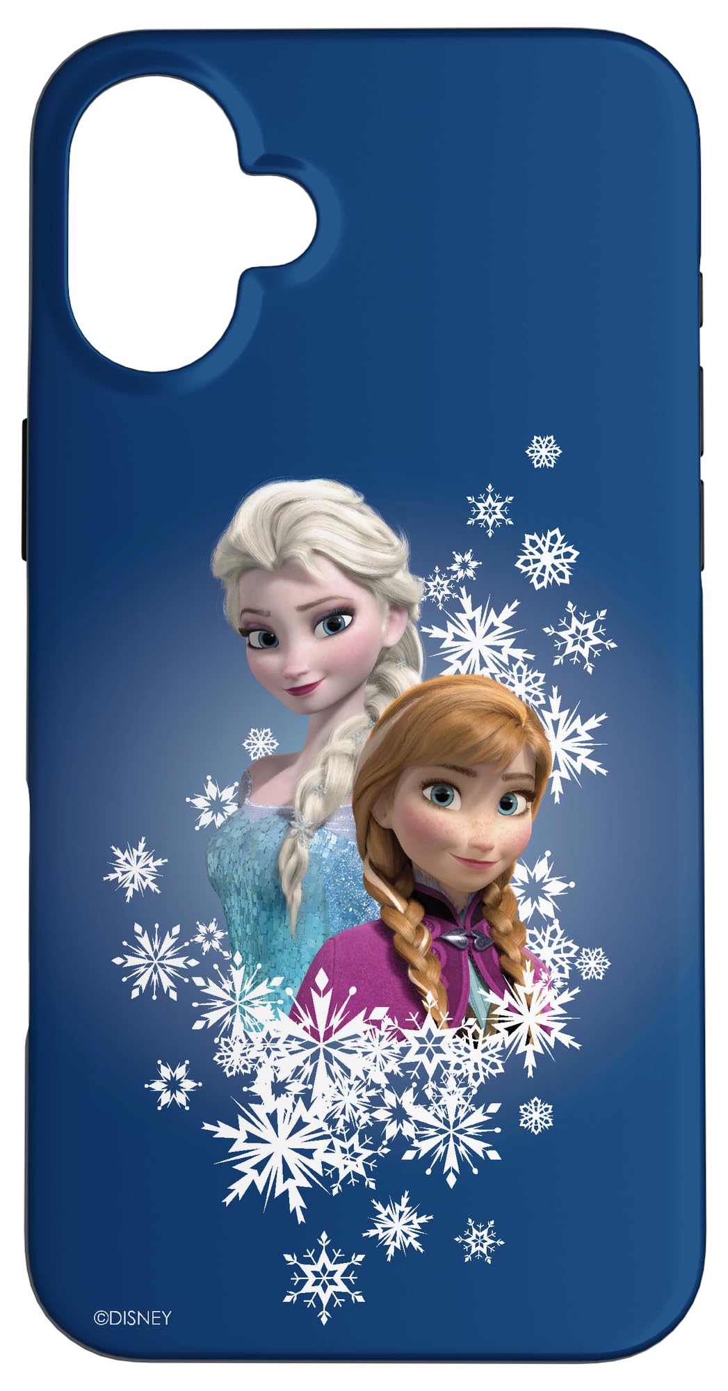 Disney Frozen Anna and Elsa Sisters and Snowflakes Case for iPhone 16 Plus
