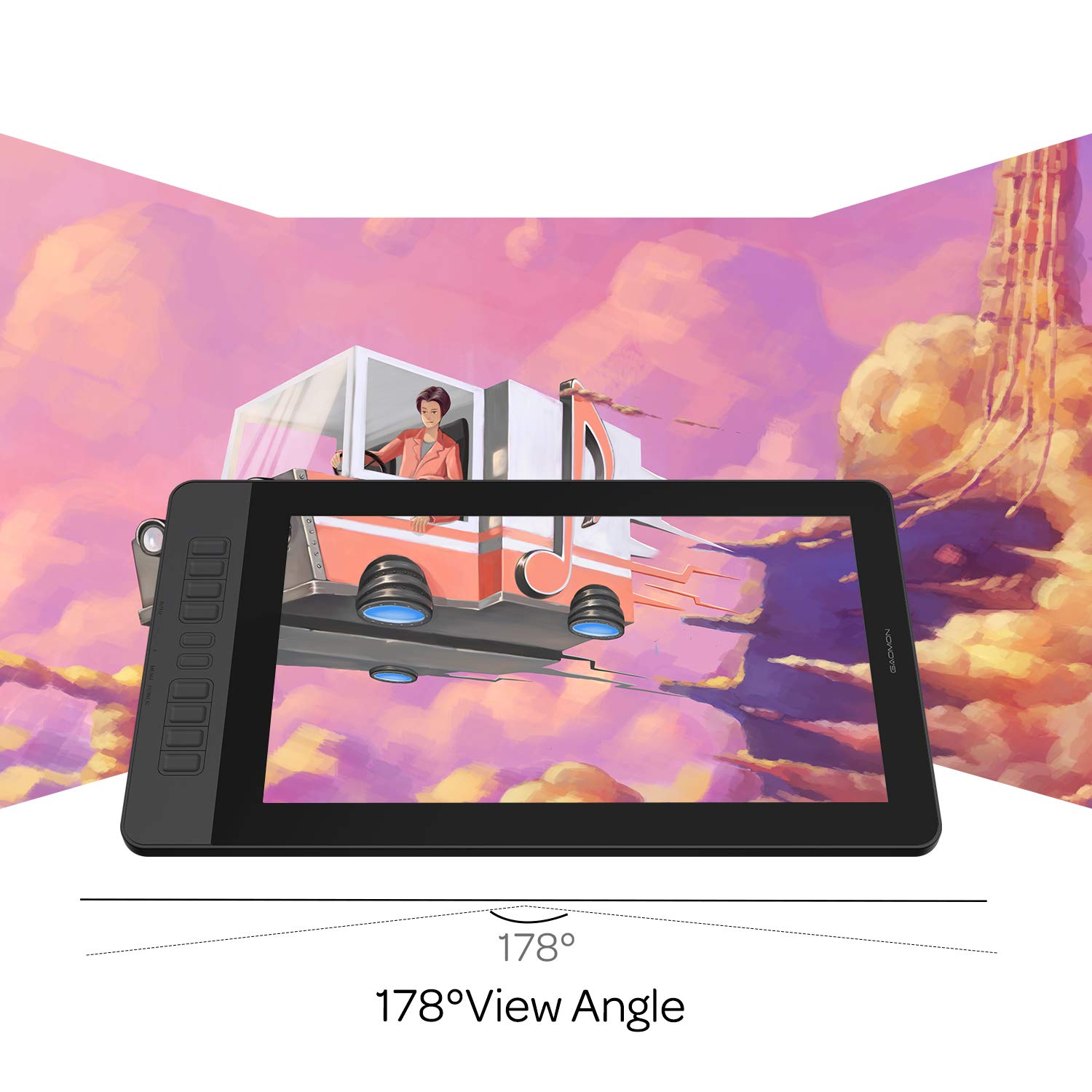 GAOMON PD1561 15.6 Inches Full HD IPS Pen Display with 8192 Levels