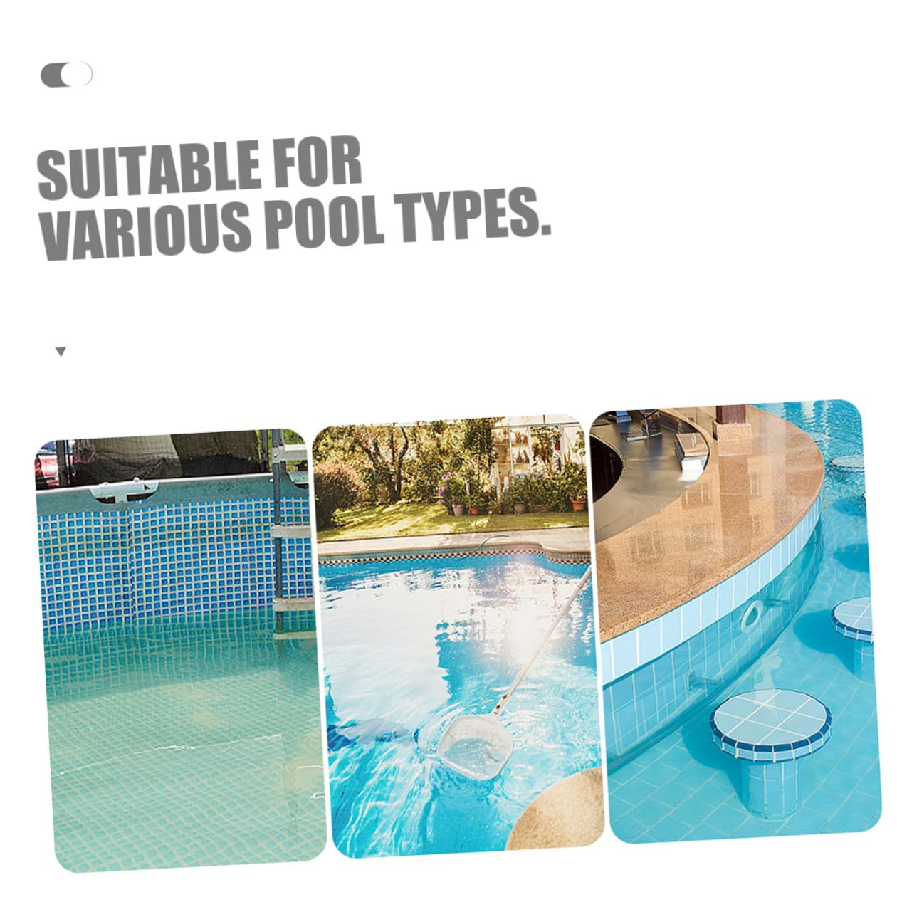 2 Piezas Tapa para Skimmer de Piscina Cuadrada de Repuesto Resistente y Fácil de Instalar para sin Residuos Paquete