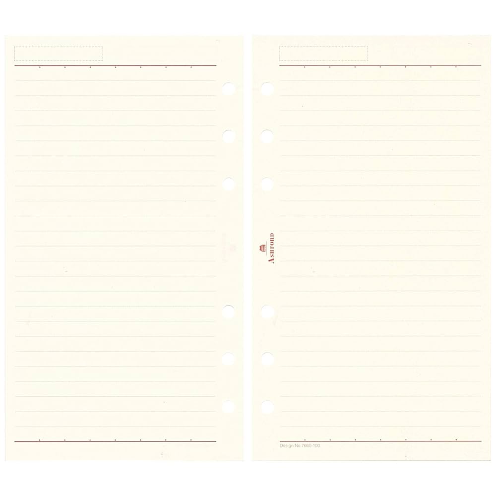 大幅値下げASHFORD バイブルサイズ Amazon.co.jp: バイブルサイズ 6mm罫線リーフ 小口 ローズ