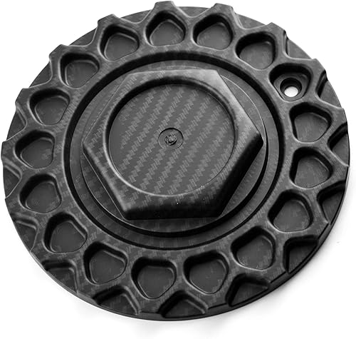 Miniatura 4 de Juego de 4 tapas centrales de rueda RS Style 5 de 6.614 in (6.61 pulgadas) de fibra de carbono para rueda #09.24.08#247L169#135S170