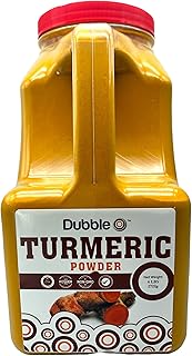 Sponsored Ad - Ground Turmeric Powder in Bulk - 96 oz / 6 lbs - Non GMO, Kosher, Halal, and Gluten Free - Dubble O Brand