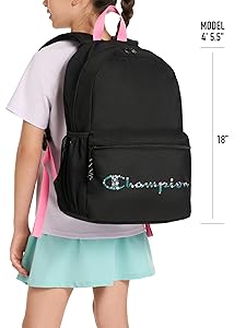 Champion Merit Backpack, Coral, One Size