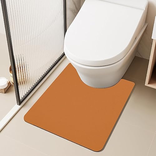 Miniatura 36 de Tapete de baño pequeño de secado rápido, antideslizante, lavable, delgado, absorbente, se adapta debajo de la puerta, tapete de baño perfecto para
