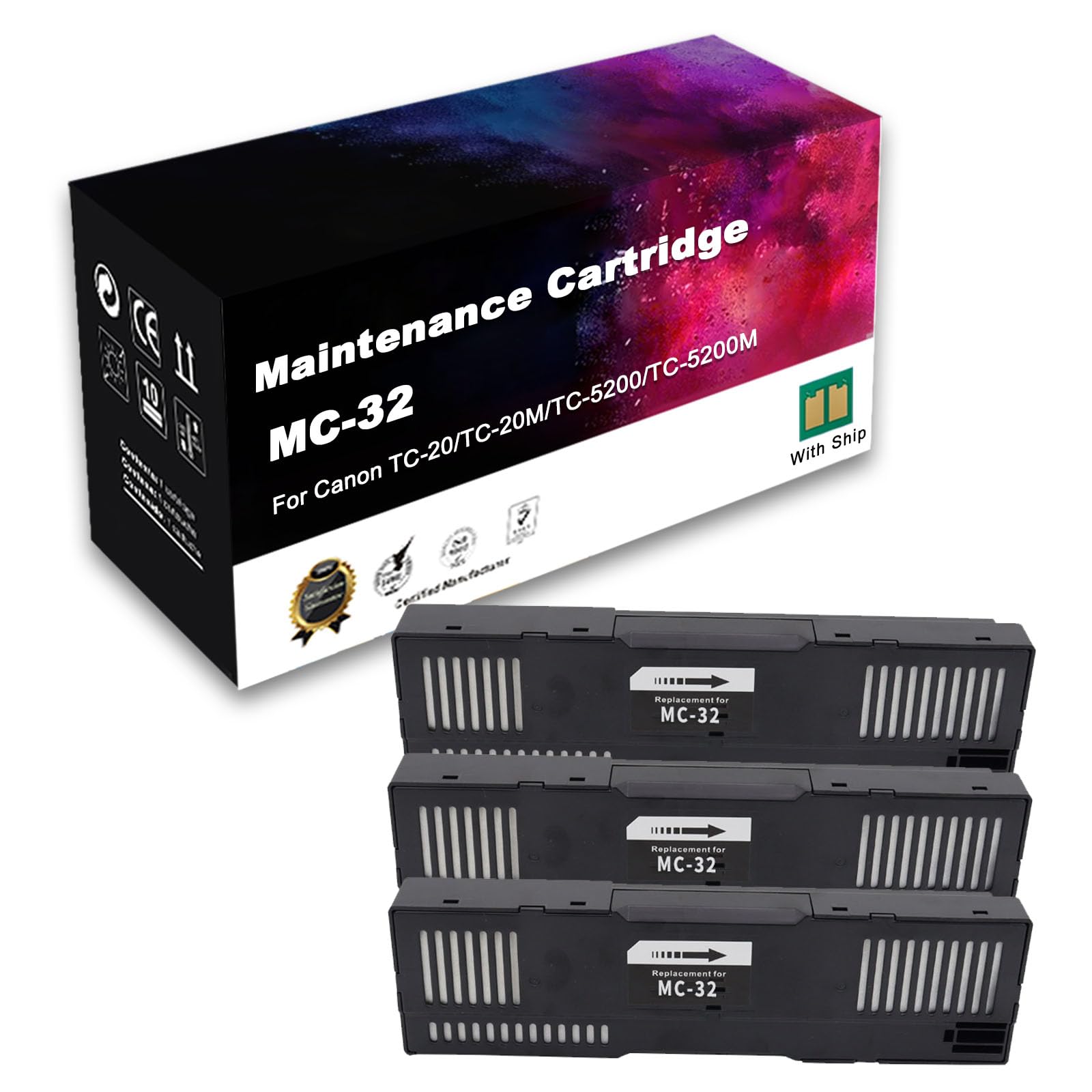Amazon.com: MISKYN for Canon MC-32 MC32 Maintenance Cartridge