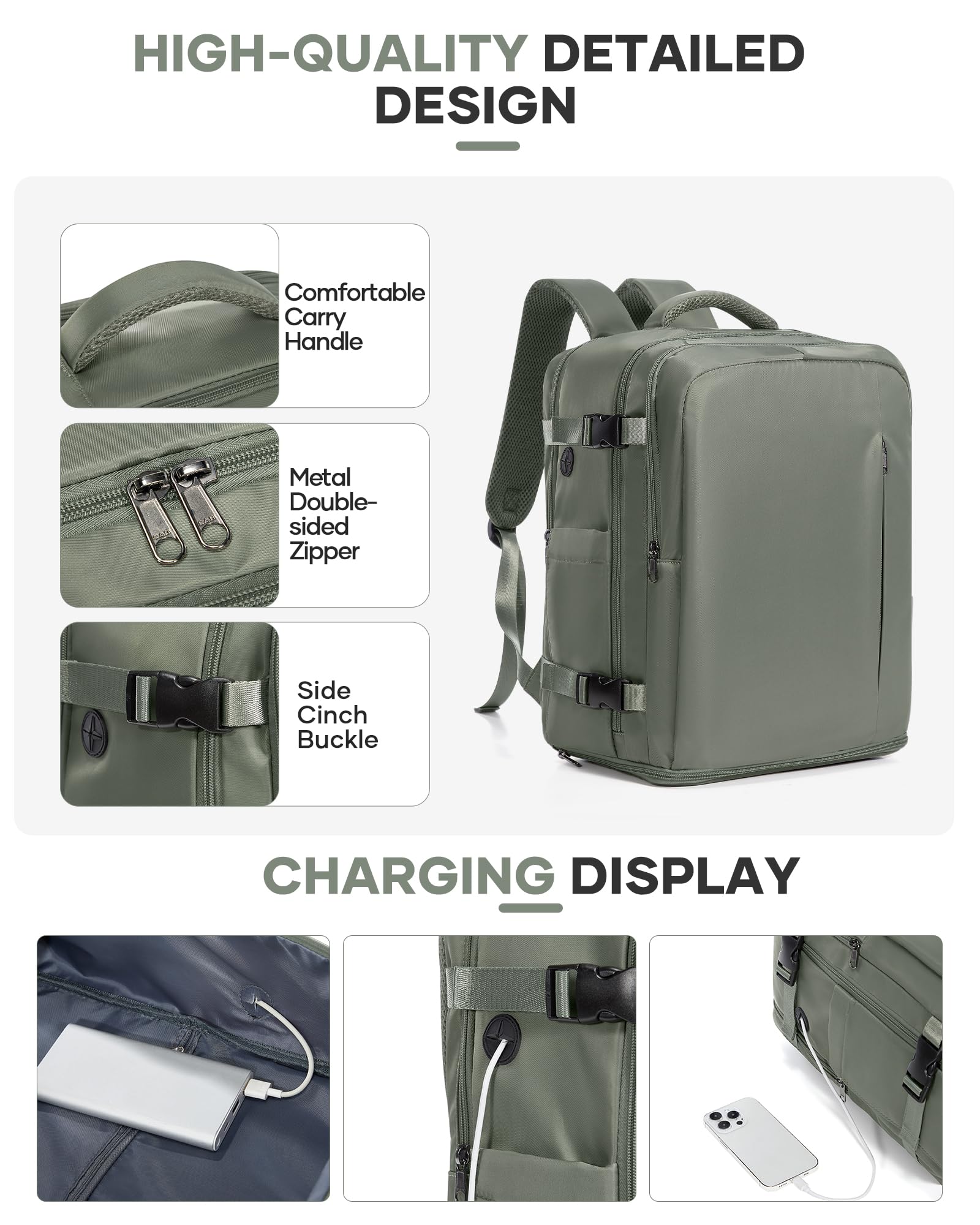 BJLFS Borse da Cabina per Ryanair 40x30x20 Bagaglio a mano Sottovuoto 40x20x25 Zaino da Viaggio con Sottovuoto impermeabile Donna Zaino Easyjet 45x36x20 Zaini Wizzair con porta scarpe