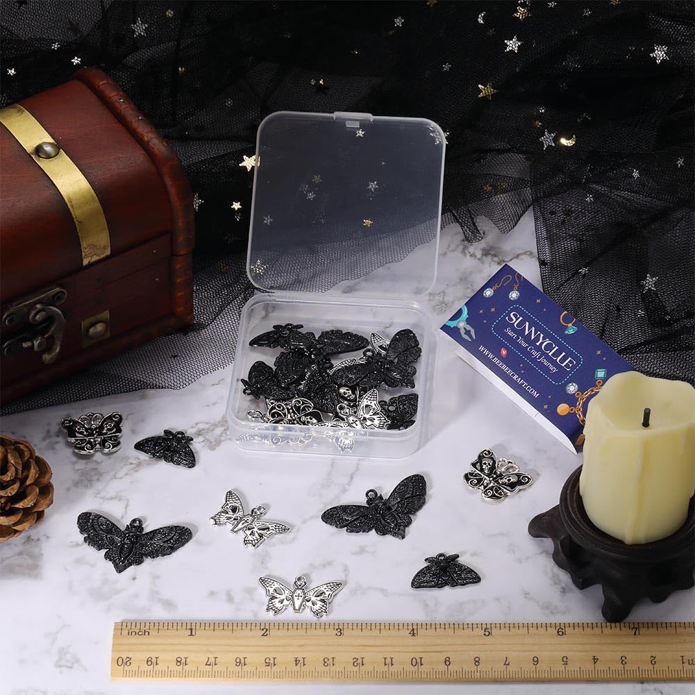 Sunnyclue 1 Boîte De 80 Pièces 4 Styles De Perles En Acier Inoxydable