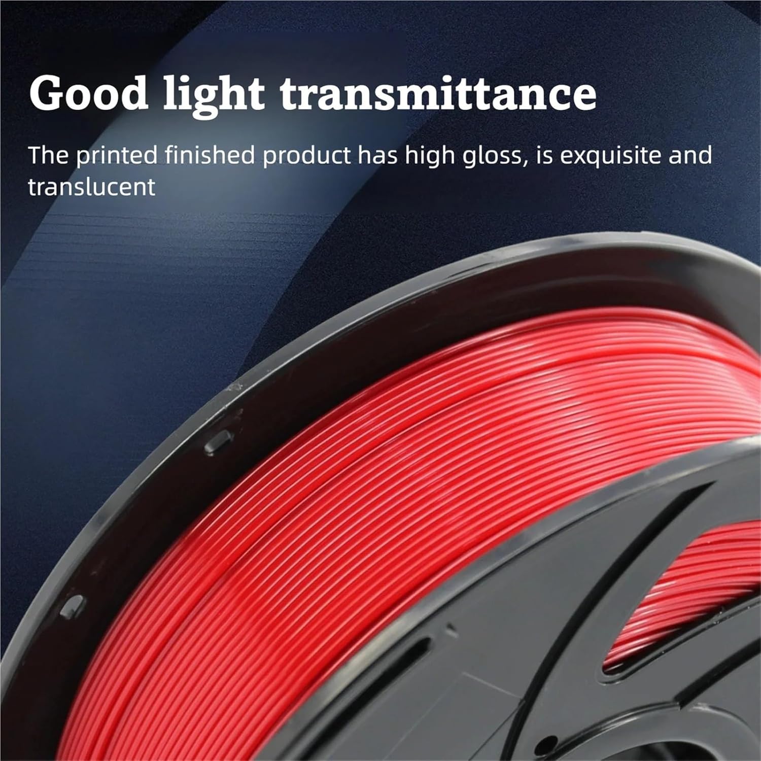 PETG Filament 3D Printing Materials 3D Printer Petg Filament 1KG Eco-Friendly Good Toughness Mix Color(White)