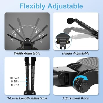 TeqHome Universal Stroller Board with Detachable Seat, 2-in-1 Buggy Board Sit and Stand Stroller Glider Board for Most Strollers, Stroller Standing Board Attachment Holds Children Up to 55 LBS, Black