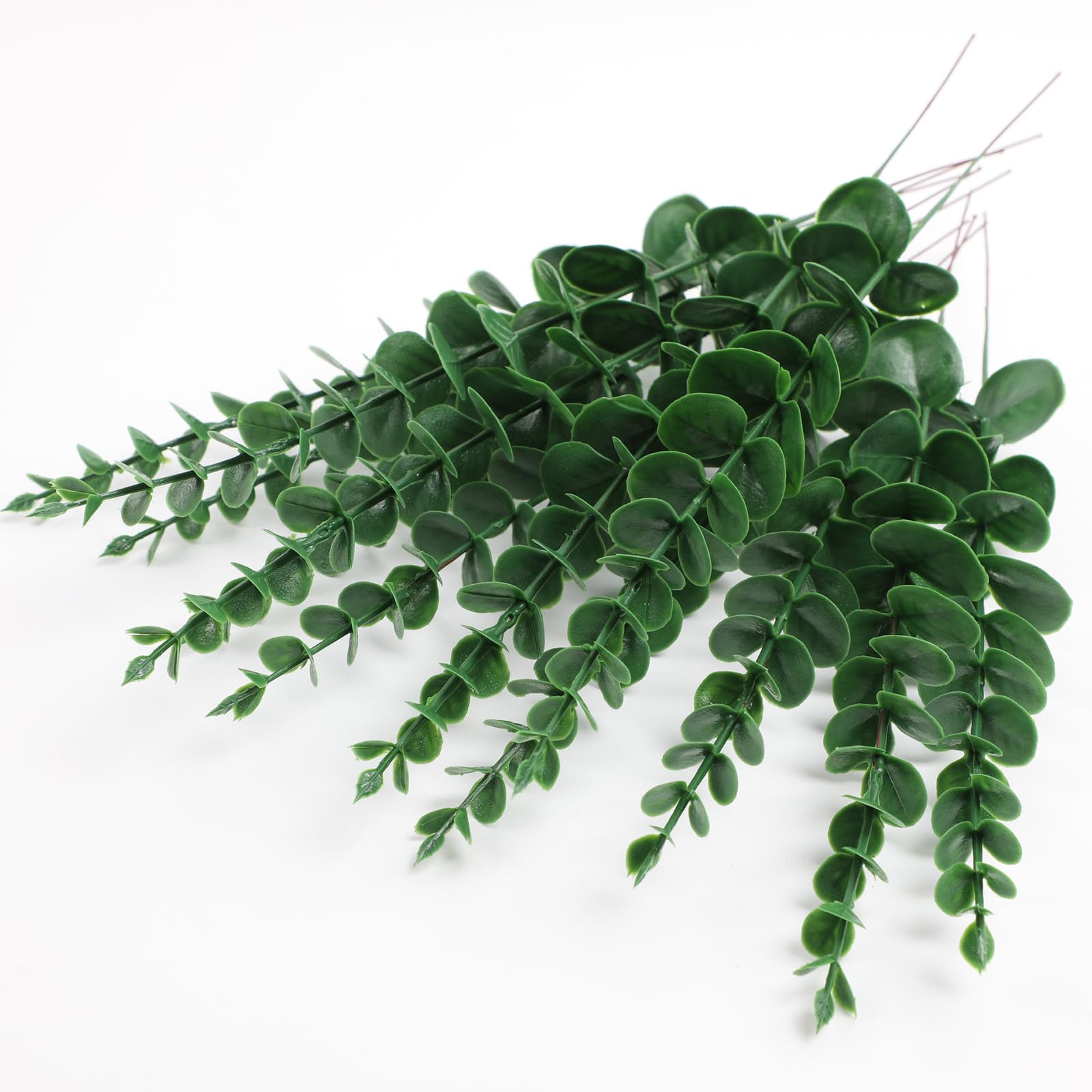 PANGBOER Vase Filler Greenery Picks, 24 Piece Artificial Foliage Bundle for Centerpiece Decor, Wedding Tables and Displays Fake Greenery Branches Fake Flowers for Wedding