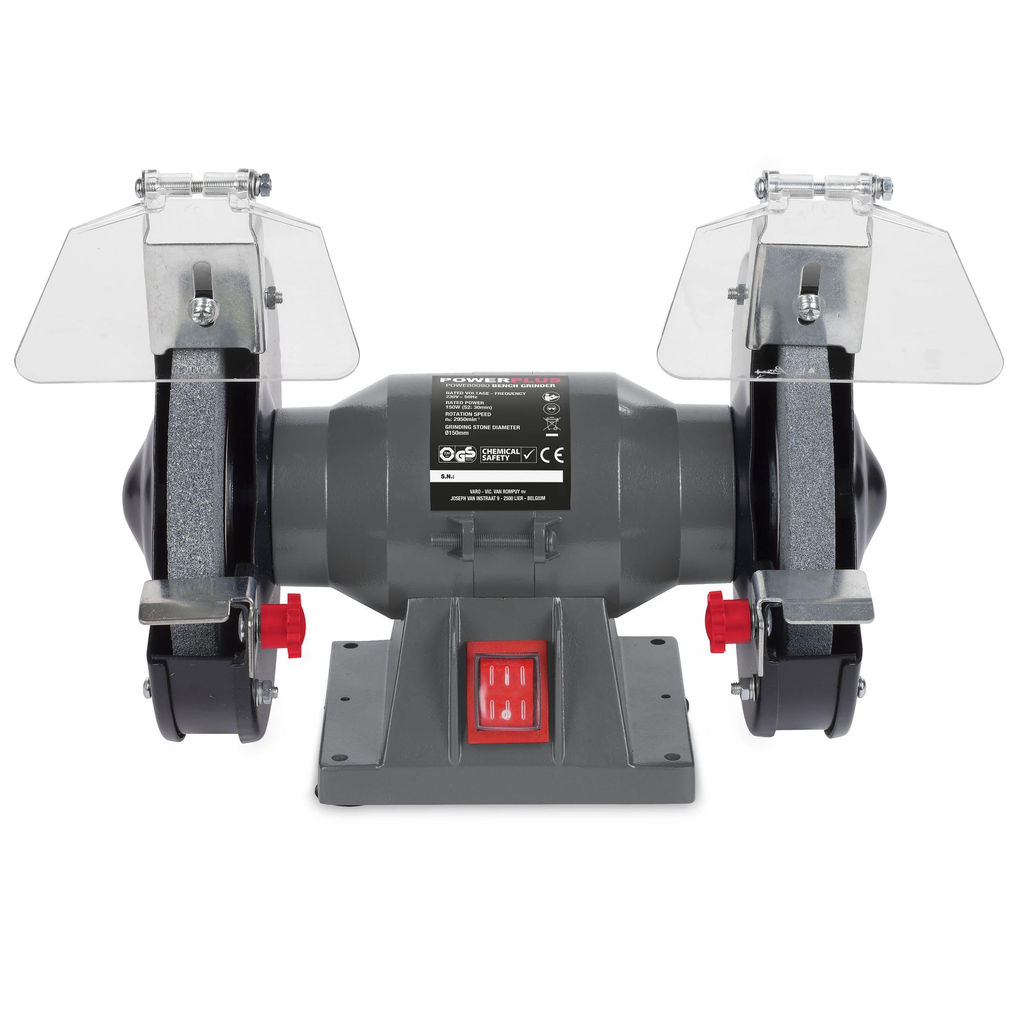 PowerPlus POWE80080 - Esmeriladora De Banco 150W 150Mm